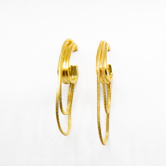 Fearless Innovator gold earrings