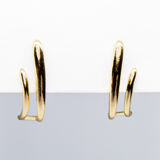 Resilient Warrior gold earrings