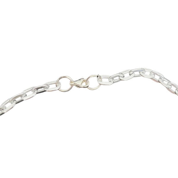 Silver Soar feather pendant silver chain necklace - Image 4