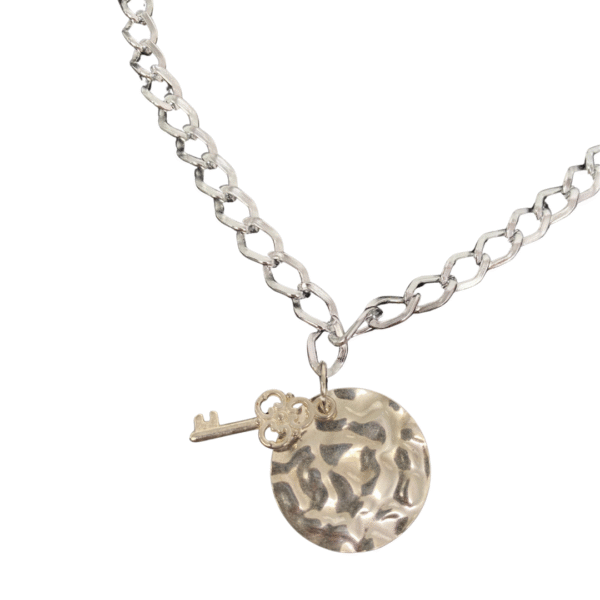 Ethereal Emblem pendant silver chain necklace - Image 2
