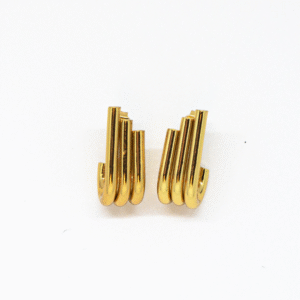 Confident Trailblazer gold earrings