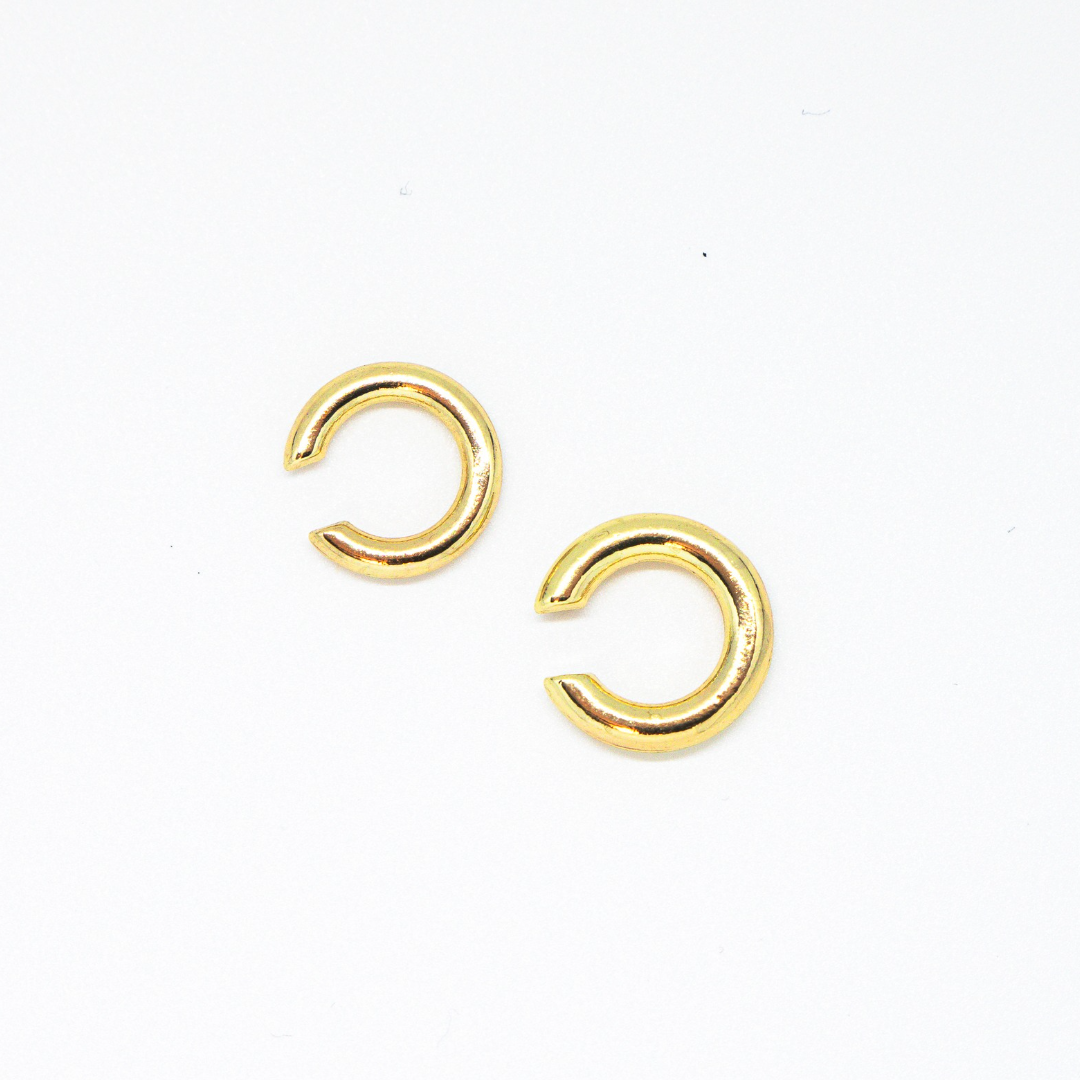 Strategic Visionary gold ear cuffs