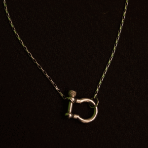 Forever bound silver link and silver box clip chain necklace