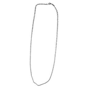 Silver rope chain