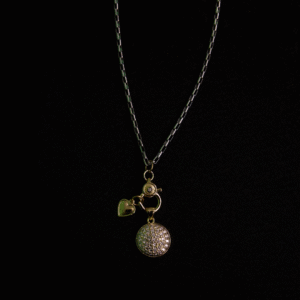 Endless Devotion gold charms and silver box clip chain necklace