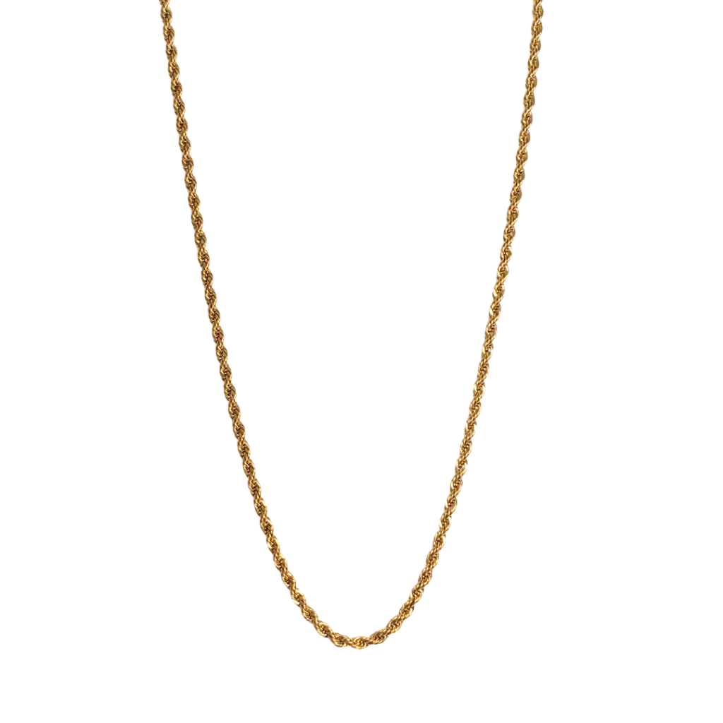 Gold rope chain