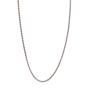 Silver rope chain