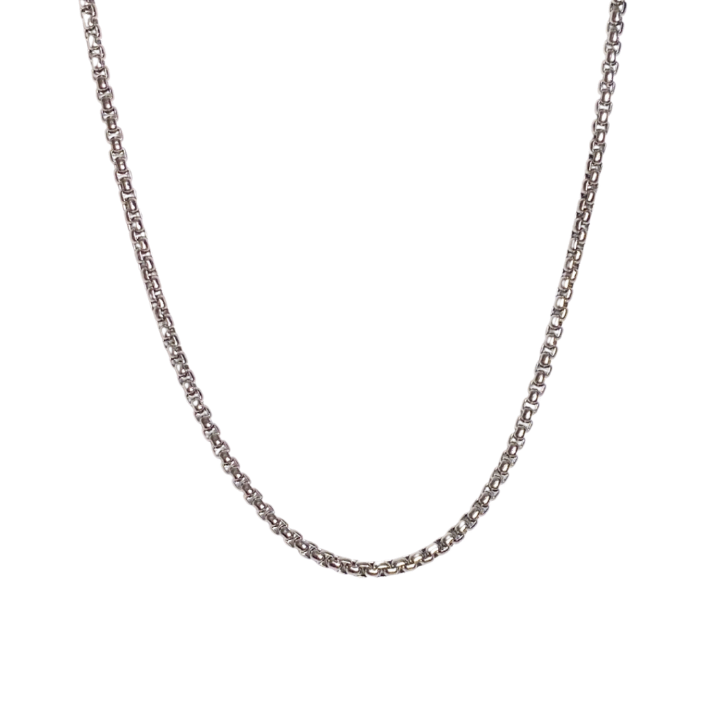 Silver box chain