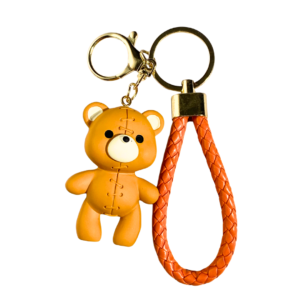 Bear bag charm - caramel