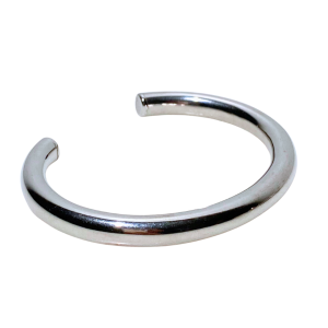 silver bull cuff bracelet